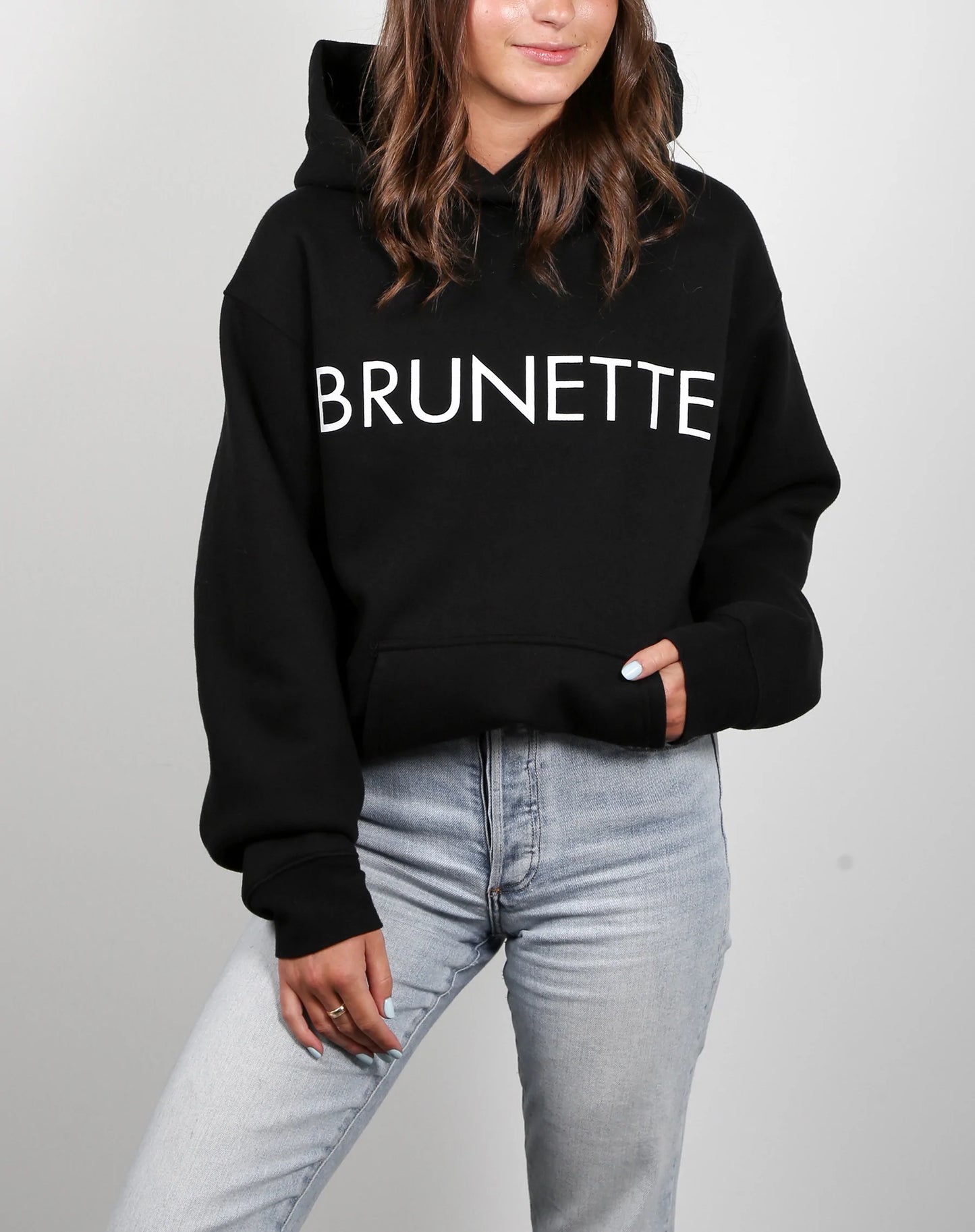 BRUNETTE The Label The "BRUNETTE" Classic Hoodie | Black